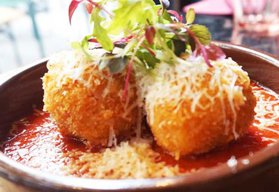 Alfredos social stockport aranchini menu
